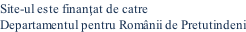 Site-ul este finanţat de catre  Departamentul pentru Românii de Pretutindeni